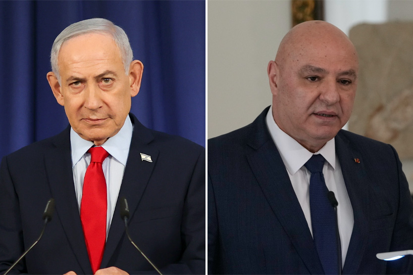 Биньямин Нетаньяху и Джозеф Аун