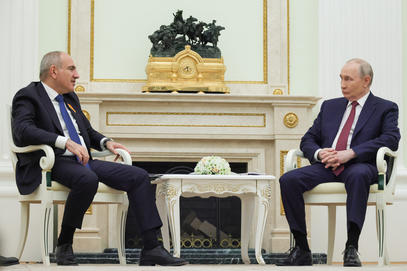 Владимир Путин и Никол Пашинян