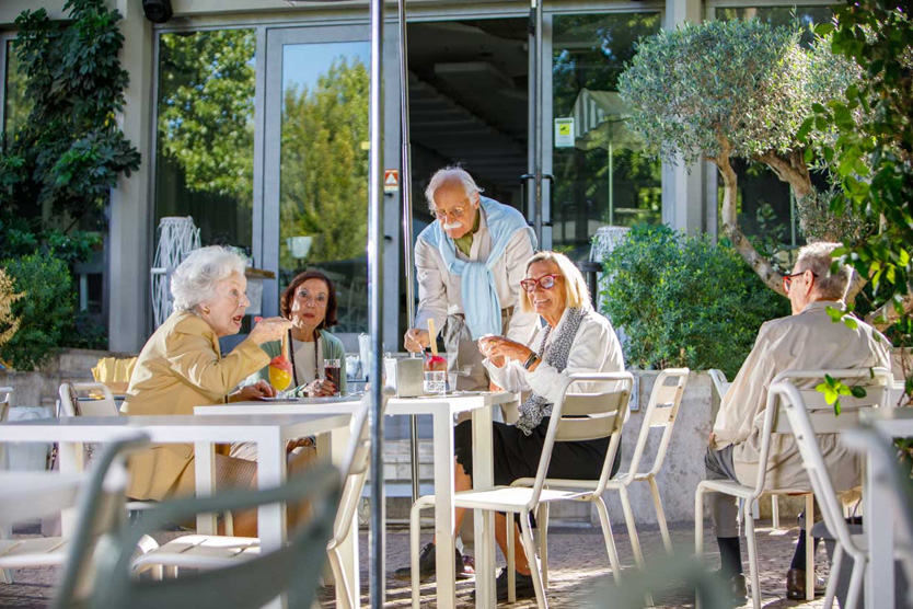 Пенсионеры отдыхают