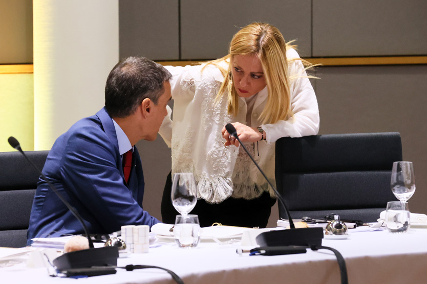 Премьер-министры Испании Педро Санчес и Италии Джорджа Мелони