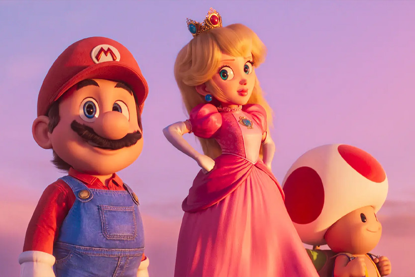 Кадр из мультфильма «Супер Марио: Галактическое кино»