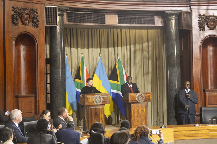 Владимир Зеленский в ЮАР