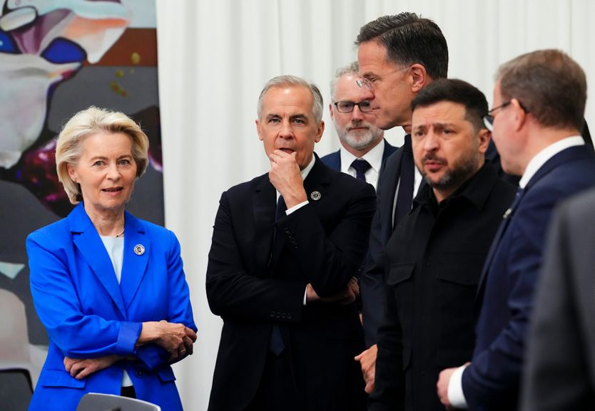 Лидеры ЕС и президент Украины Владимир Зеленский