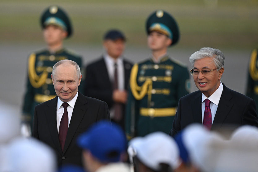 Владимир Путин и Касым-Жомарт Токаев