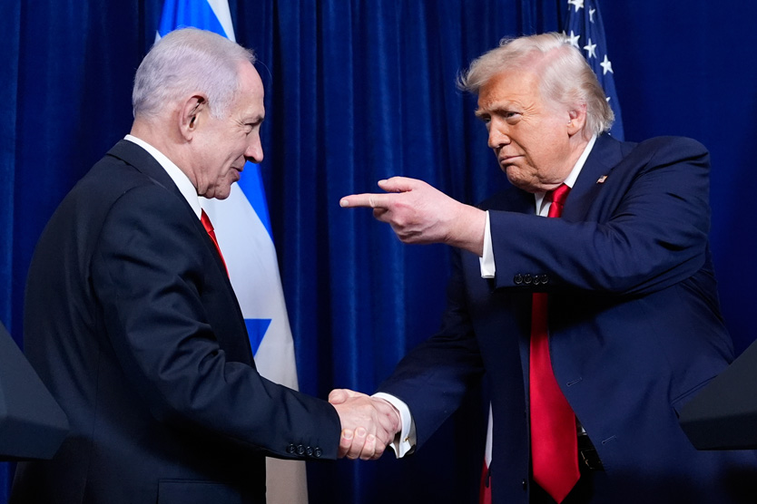 Дональд Трамп и Биньямин Нетаньяху