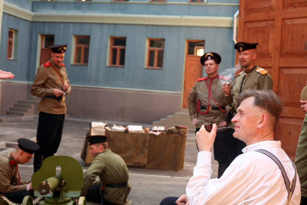 Привал русской воинской части