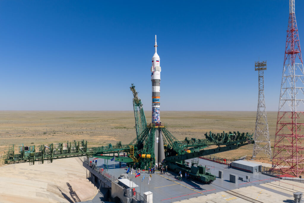 Космический корабль "Союз-29МС" на старте