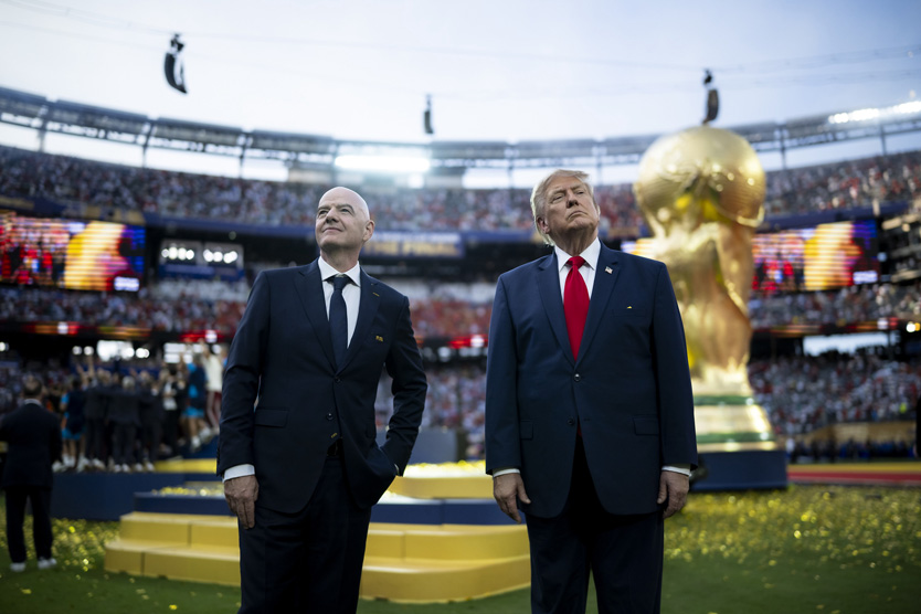 Джанни Инфантино и Дональд Трамп