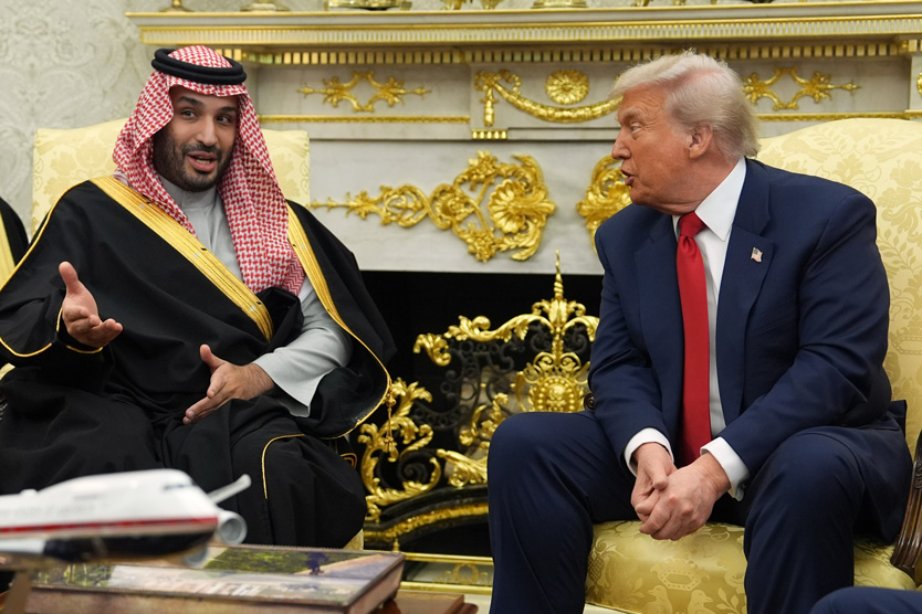 Мухаммед бен Сальман и Дональд Трамп
