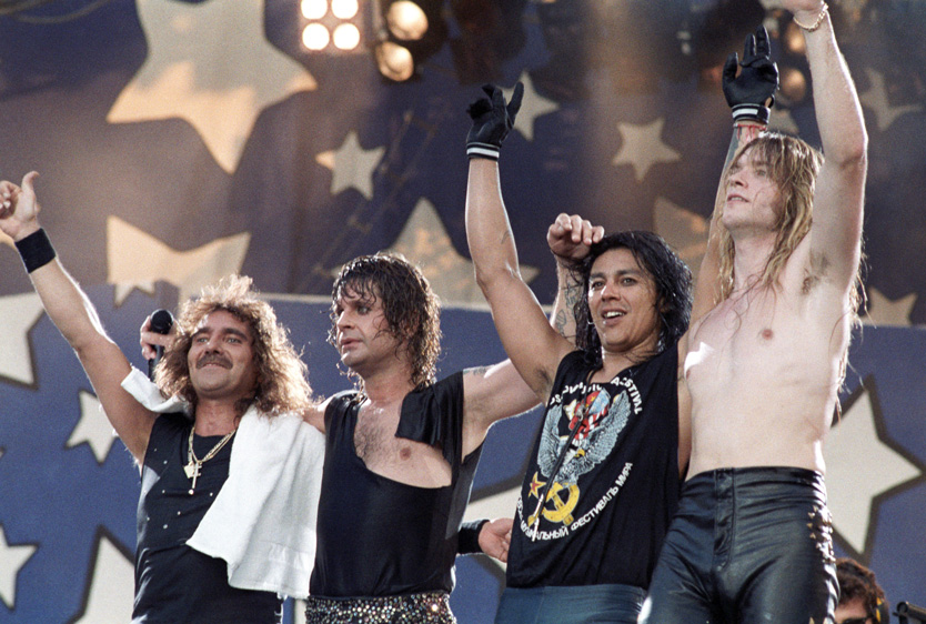 Оззи Осборн с Black Sabbath на фестивале Moscow Music Peace Festival