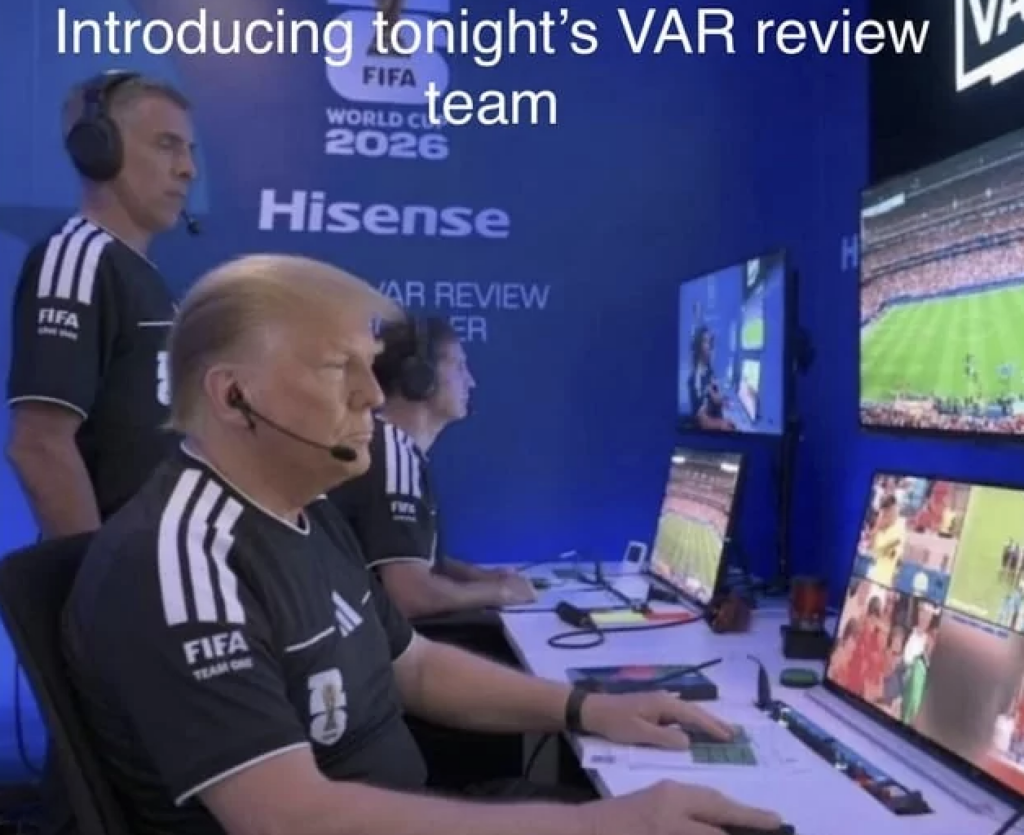 «Представляем вам сегодняшнюю команду VAR»