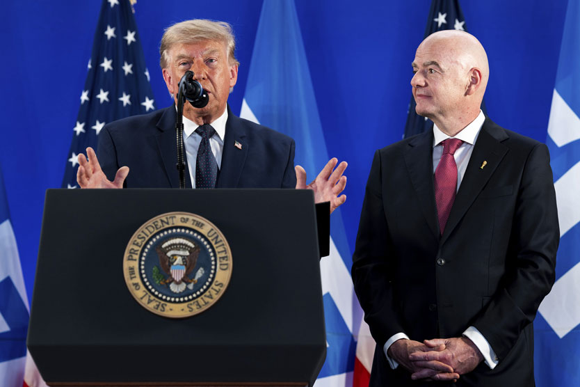 Дональд Трамп и Джанни Инфантино