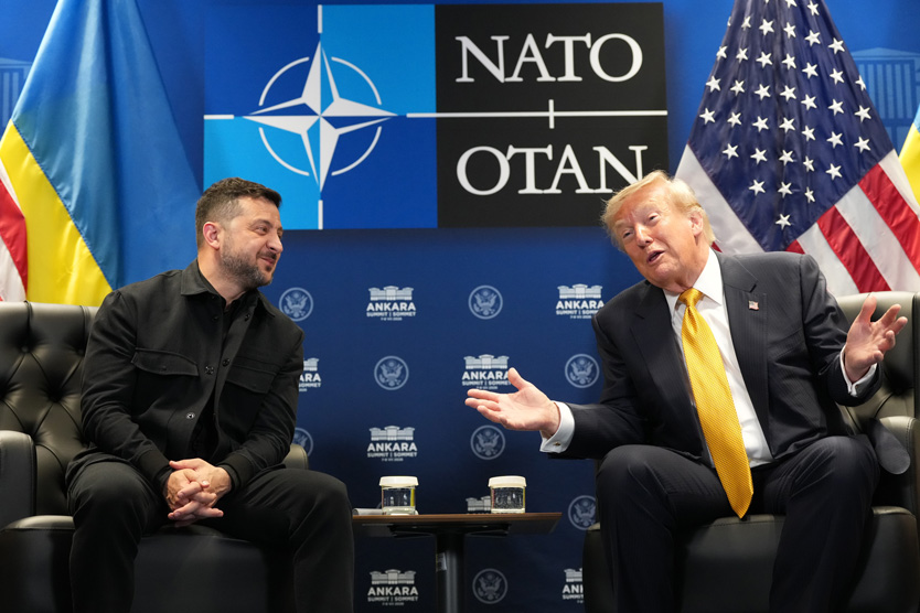 Владимир Зеленский и Дональд Трамп
