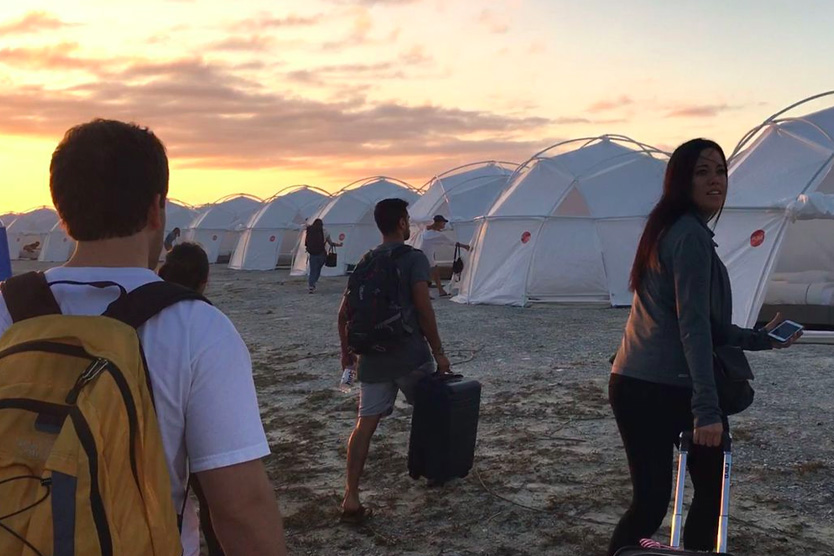 Обстановка на Fyre Festival в 2017 году