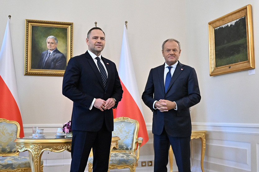 Кароль Навроцкий и Дональд Туск