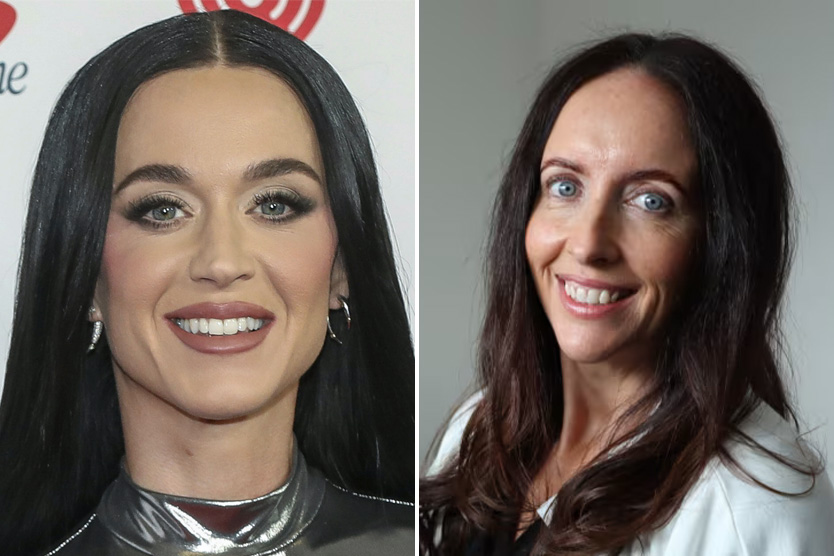 Певица Katy Perry и дизайнер Katie Perry