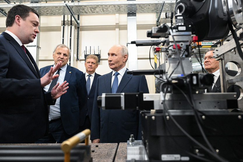 Путин в Новосибирске