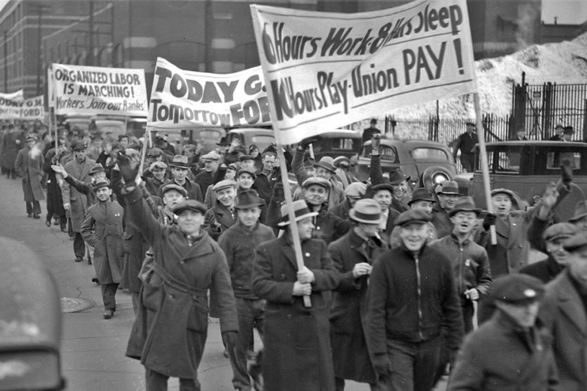 Социалистическая забастовка в США в 1937 году