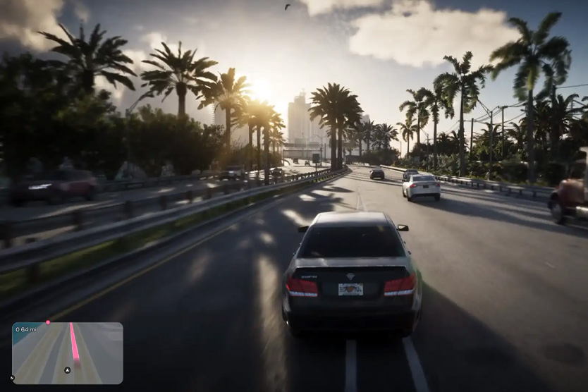 Трафик на дорогах в GTA VI