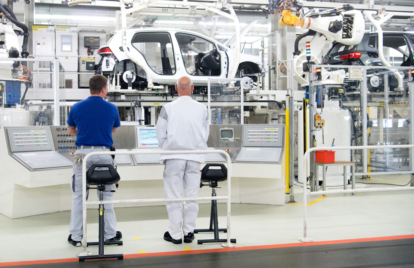 Завод Volkswagen в Германии