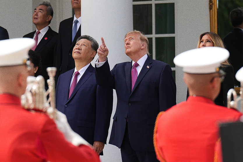Дональд Трамп и Си Цзиньпин